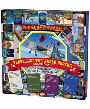 Travelling the World Pursuit Trivia Board Game