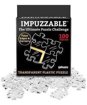 ImPuzzable 100-Piece Crystal Clear Plastic Jigsaw Puzzle