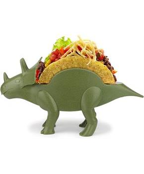 TriceraTACO Sculpted Dinosaur Taco & Snack Holder