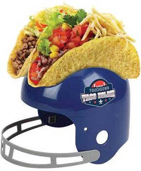 Touchdown Sculpted Football Helmet Taco & Snack Holder