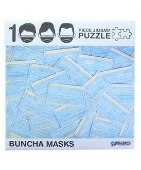 Buncha Masks Puzzle 1000 Piece Jigsaw Puzzle