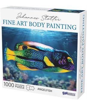 Johannes Stotter Angel Fish Body Art 1000 Piece Jigsaw Puzzle
