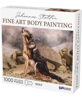Johannes Stotter Wolf Body Art 1000 Piece Jigsaw Puzzle