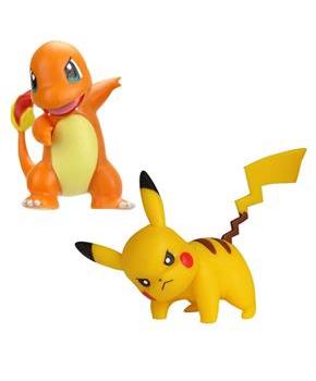 Pokemon 2 Inch Battle Figure Pack | Pikachu vs. Charmander