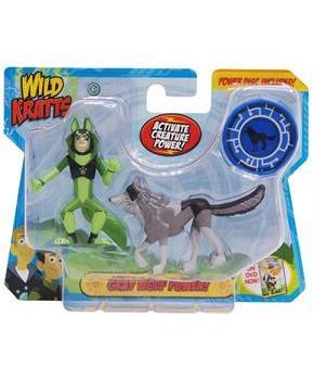 Wild Kratts Animal Power 2-Pack Figure Set: Gray Wolf Power