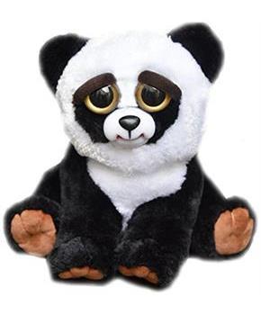 Feisty Pets Black Belt Bobby 8.5" Plush Panda