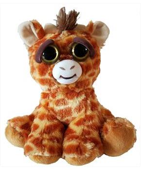 Feisty Pets 8" Plush, Ginormous Gracie the Mama Giraffe (Tongue Out)