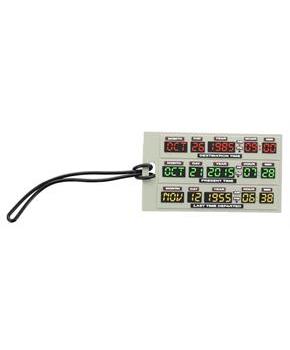 Back to the Future 2.5" x 4.25" PVC Luggage Tag