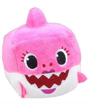 Pinkfong Shark Family 3 Inch Sound Cube Plush - Mommy Shark Pink