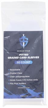Shield Titan Semi-Rigid Trading Card Holders | 3.15 Inches | 50 ct