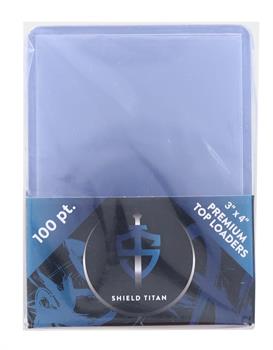 Shield Titan Trading Card 3x4 Inch Top Loader | 100 point | 25 ct