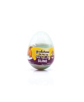 Gudetama The Lazy Egg Metallic Slime & Mini Figure | Green