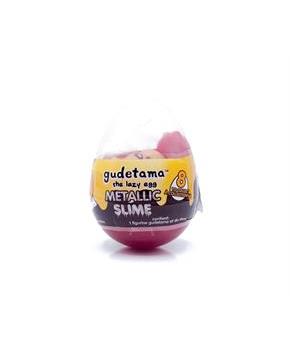 Gudetama The Lazy Egg Metallic Slime & Mini Figure | Red