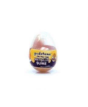 Gudetama The Lazy Egg Metallic Slime & Mini Figure | Orange