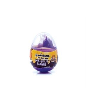 Gudetama The Lazy Egg Metallic Slime & Mini Figure | Purple