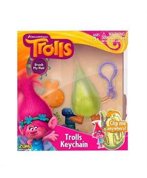 Trolls 2" Character Keychain: Fuzzbert