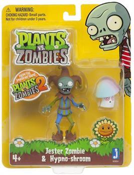 Plants vs Zombies 3" Action Figure: Jester Zombie with Hypnoshroom