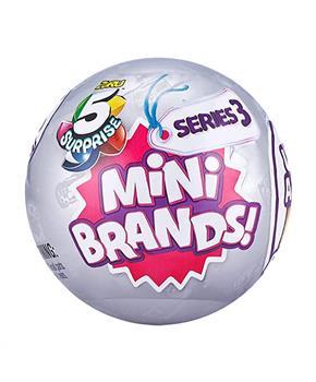 Zuru 5 Surprise Mini Brands Mystery Capsule Series 3 | 5 Random Mini Toys