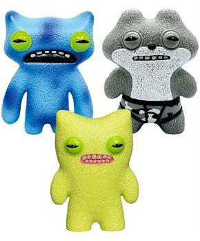 Fuggler 2.5 Inch Figure 3-Pack | Blue, Gray/White, Green