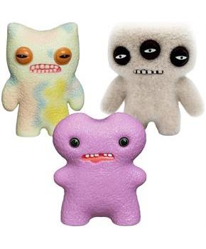 Fuggler 2.5 Inch Figure 3-Pack | Light Multi, Pink, Gray