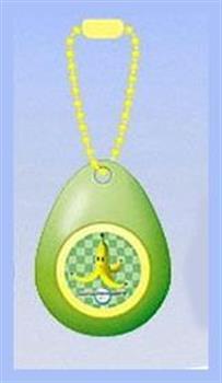 Super Mario Mini Sound Drop Swing Clip On Keychain Banana