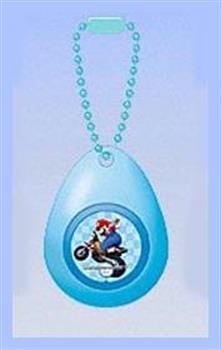 Super Mario Mini Sound Drop Swing Clip On Keychain Mario Motorcycle