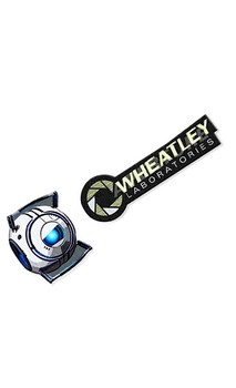 Portal 2 Wheatley Labortories Collectible Patch Set P269