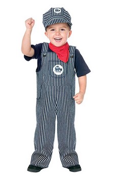 Train Engineer Toddler Costume
