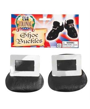 Colonial Christmas Silver Shoe Buckles