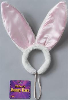 Deluxe Satin Plush Costume Bunny Ears