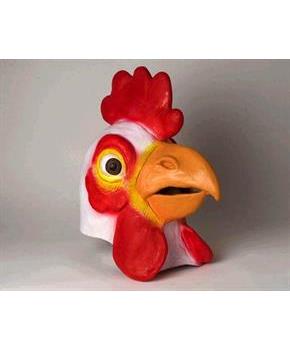 Adult Deluxe Latex Animal Costume Mask - Chicken