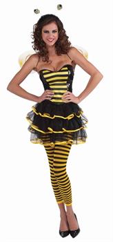 Black and Yellow Striped Bee Leggings Hosiery Costume Accessory