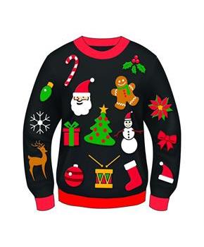 Ugly Christmas Icon Adult Sweater