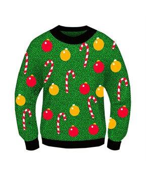 Ugly Christmas Ornament Adult Sweater