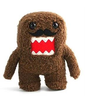 Domo Moustache 6" Plush