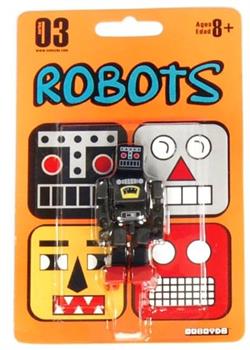 Cuboyds 2.5" Mini Figure: Robot (Black)