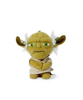 Star Wars Yoda 4" Talking Plush Clip On