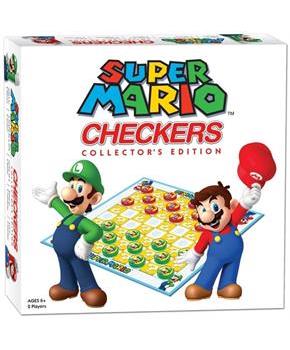 Super Mario Brothers Checkers Tic Tac Toe