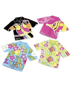 TROPICAL SHIRT MEMO PADS (include 12 units)