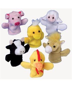 Farm Animal Finger Puppets (Include 12 Units)