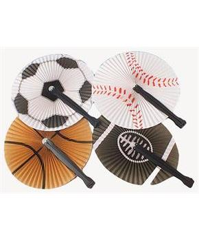 Sports Folding Fans (Include 12 Units)