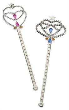 Silver Plastic Wands (Include 12 Units)