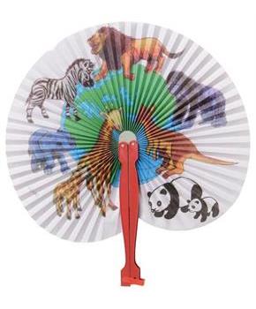Animal Folding Fans (Include 12 Units)