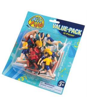 Soccer Player Figures (Include 12 Units)