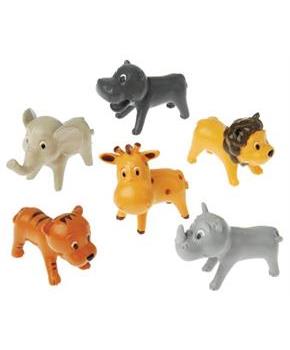 Cartoon Zoo Figures (Include 12 Units)