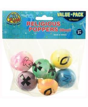 Religious Poppers/38Mm (Include 12 Units)