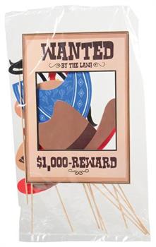 Cowboy Photo Booth Props (Include 12 Units)