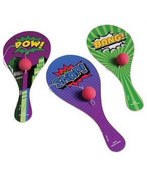 Superhero Paddle Balls (Include 12 Units)