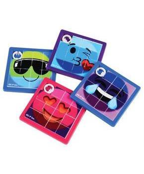 Rainbow Emoji Slide Puzzles/8-Pc (Include 8 Units)