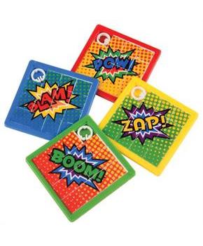 Superhero Slide Puzzles/8-Pc (Include 8 Units)